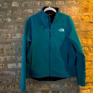 The North Face jacket in teal